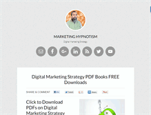Tablet Screenshot of marketinghypnotism.com